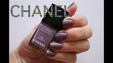 chanel 641 tenderly|Chanel Tenderly (641) Le Vernis Nail Colour Review.